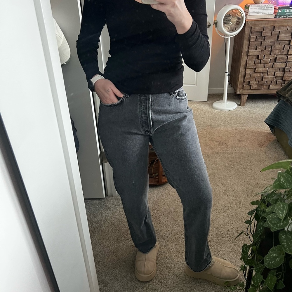 Agolde black/gray jeans size 29